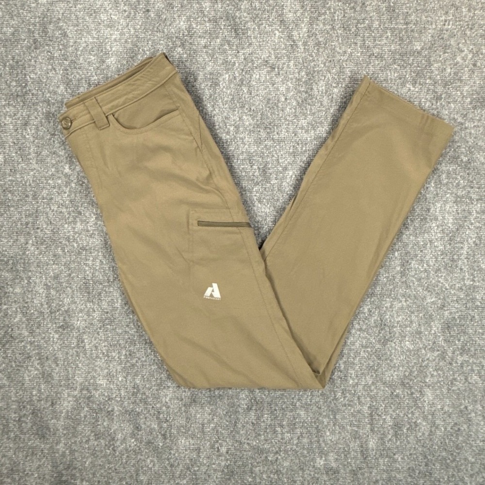 Eddie Bauer First Ascent Guide Pro Pants Womens T6 Tall Khaki Tan Hiking Outdoor